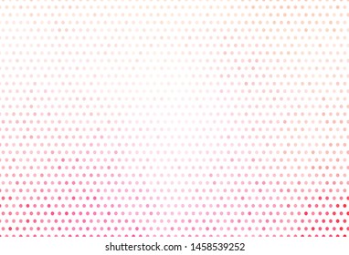Light Pink vector texture with disks. Modern abstract illustration with colorful water drops. Design for poster, banner of websites.