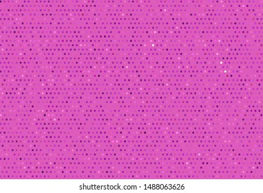 Light Pink vector texture with disks. Abstract illustration with colored bubbles in nature style. Pattern for textures of wallpapers.