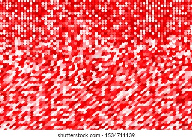 Light Pink vector texture with disks. Modern abstract illustration with colorful water drops. Pattern for beautiful websites.