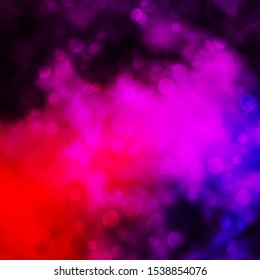 Light Pink vector texture with disks. Abstract colorful disks on simple gradient background. Design for your commercials.