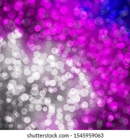 Light Pink vector texture with disks. Modern abstract illustration with colorful circle shapes. Pattern for business ads.