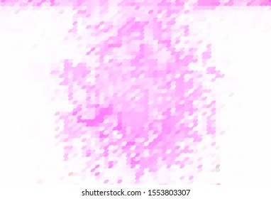 Light Pink vector texture with disks. Illustration with set of shining colorful abstract circles. Pattern for futuristic ad, booklets.