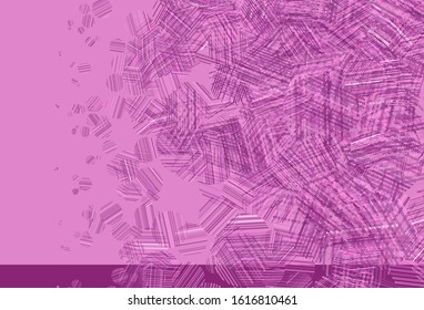 Light Pink vector texture with disks. Glitter abstract illustration with blurred drops of rain. Design for poster, banner of websites.
