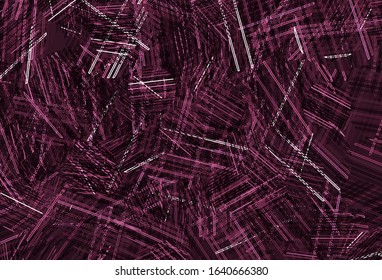 Light Pink vector texture with disks. Abstract illustration with colored bubbles in nature style. Design for your business advert.