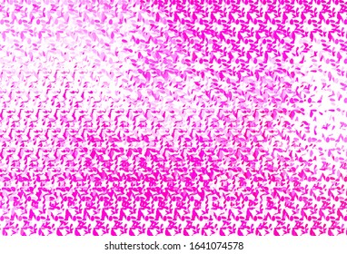 Light Pink vector texture with disks. Blurred bubbles on abstract background with colorful gradient. Pattern for textures of wallpapers.
