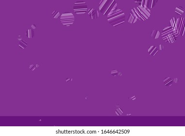 Hellrosa Vektorillustration Textur mit Scheiben. Unscharfe Blasen auf abstraktem Hintergrund mit buntem Farbverlauf. Muster für Werbung, Prospekte.