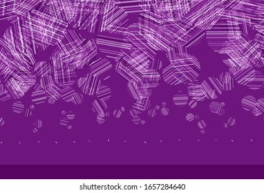 Hellrosa Vektorillustration Textur mit Scheiben. Schöne farbige Illustration mit unscharfen Kreisen im Naturstil. Muster für Werbung, Prospekte.