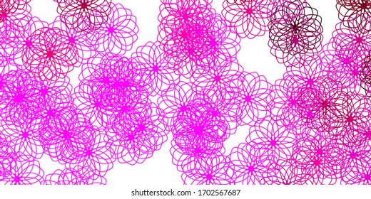 Light Pink vector texture with disks. Abstract illustration with colorful spots in nature style. New template for a brand book.