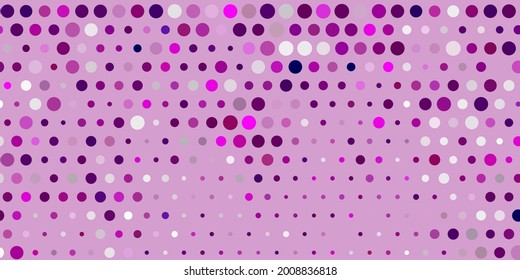 Hellrosa Vektorstruktur mit Scheiben. Abstrakte farbige Scheiben auf einfachem Farbverlauf-Hintergrund. Muster für Webseiten.