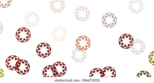 Textura vectorial rosa claro con discos. Ilustración colorida con puntos de degradado en estilo natural. Patrón para papeles pintados, cortinas.