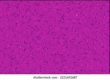 Light Pink vector texture with disks. Glitter abstract illustration with blurred drops of rain. Pattern of water, rain drops.