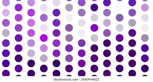 Light pink vector texture with disks. Abstract illustration with colorful spots in nature style. Design for your commercials.