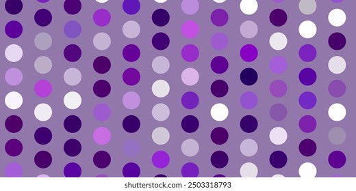 Light pink vector texture with disks. Abstract illustration with colorful spots in nature style. Design for your commercials.