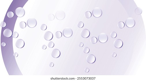 Light Pink, vector texture with disks. Illustration with set of shining colourful abstract circles. New design for ad, poster, banner of your website.