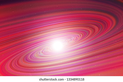 Light Pink vector texture with milky way stars. Shining illustration with sky stars on abstract template. Pattern for astrology websites.
