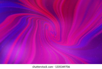 Light Pink vector texture with milky way stars. Blurred decorative design in simple style with galaxy stars. Pattern for astronomy websites.