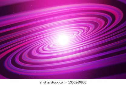 Light Pink vector texture with milky way stars. Glitter abstract illustration with colorful cosmic stars. Pattern for astrology websites.