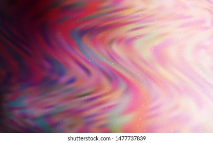 Light Pink vector texture with milky way stars. Shining illustration with sky stars on abstract template. Best design for your ad, poster, banner.