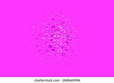 Textura vectorial rosa claro con arcos de lluvia, nubes. Símbolos coloridos del arcoiris colorido al estilo del amor. Diseño sencillo para colorear libros.