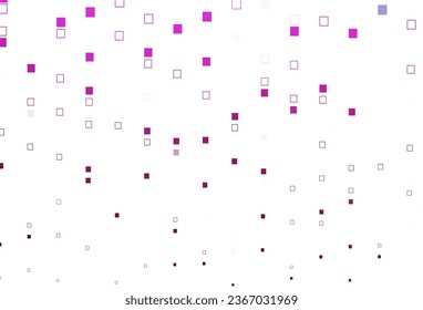 Textura vectorial rosa claro con estilo rectangular. Ilustración de gradiente abstracto con rectángulos. Fondo para teléfonos móviles.