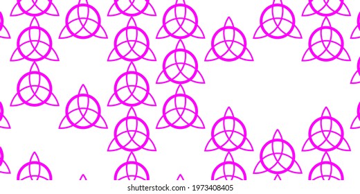 Light Pink vector texture with religion symbols. Abstract illustration with gothic gradient shapes. Best design halloween events.