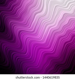 Light Pink vector texture with wry lines. Abstract gradient illustration with wry lines. Design for your business promotion.