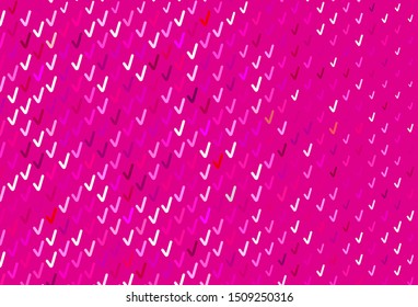 Light Pink vector texture with wry lines. Brand new colorful illustration in simple style. Abstract design for your web site.