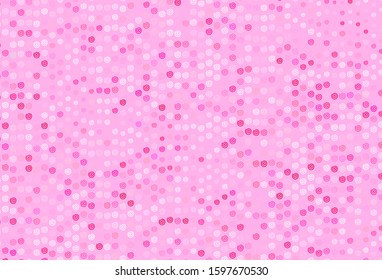 Light Pink vector texture with wry lines. Shining colorful illustration in simple style. A completely new design for your business.