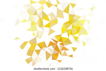 Light Pink vector triangle mosaic texture. Colorful abstract illustration with triangles. Brand new style for your business design.