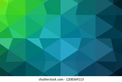 Light Pink vector triangle mosaic cover. Colorful illustration in abstract style with gradient. A completely new design for your business.