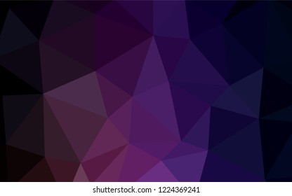 Light Pink vector triangle mosaic cover. Colorful illustration in abstract style with triangles. Brand new design for your business.