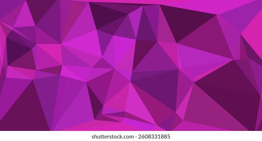 Light Pink vector triangle mosaic texture. Shining illustration, which consist of triangles. Polygonal design for your web site.