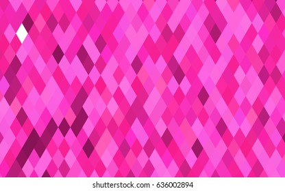 Light Pink vector triangle mosaic template. Modern geometrical abstract illustration with gradient. Brand-new style for your business design.