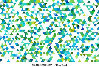 Light Pink vector triangle mosaic template. Modern geometrical abstract illustration with gradient. A completely new design for your business.