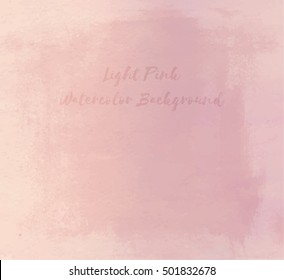 Light Pink Watercolor Background
