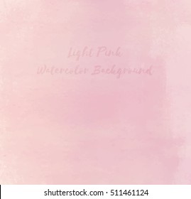 Light Pink Watercolor Background