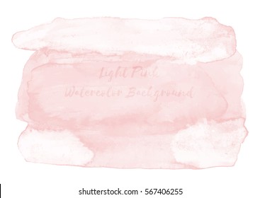 Light Pink Watercolor Background