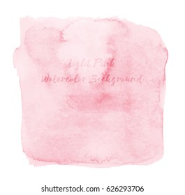 Light Pink Watercolor Background