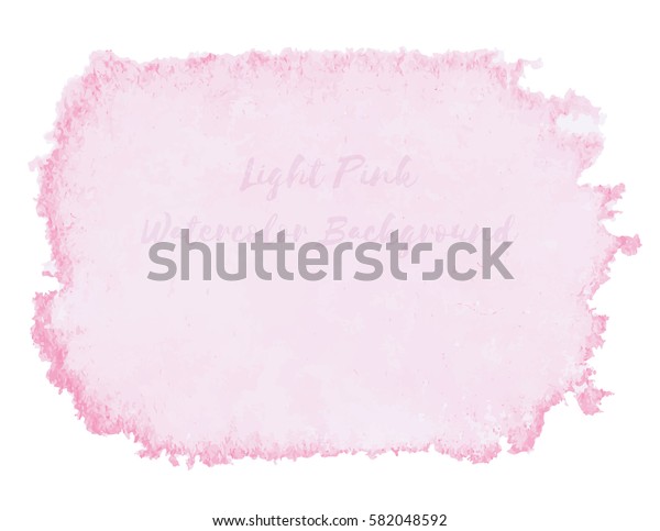 Light Pink Watercolor Background Stock Vector (Royalty Free) 582048592