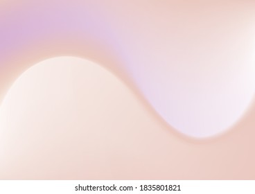 Color rosa claro, fondo borroso del vector blanco. Ilustración colorida en estilo abstracto con gradiente. Marco elegante para un libro de marca