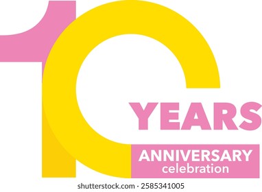 light pink and yellow blue color number 20 with word years light pink color and word anniversary celebration white color.