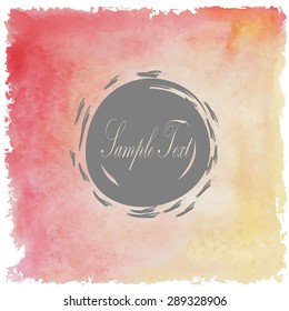 light pink yellow tone with retro vintage style and isolate on white background in summer love wedding card