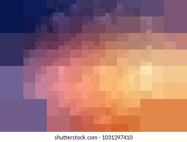 Light Pink, Yellow vector abstract textured polygonal background. Blurry rectangle design. Pattern can be used for background.