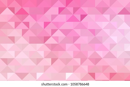 Light Pink, Yellow vector abstract mosaic background. Shining colored illustration in a brand-new style. The textured pattern can be used for background.
