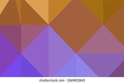 Light Pink, Yellow vector abstract mosaic background. Colorful abstract illustration with gradient. The template for cell phone's backgrounds.
