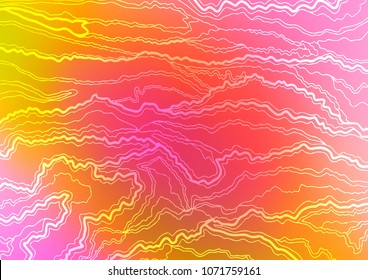 Light Pink, Yellow vector abstract doodle template. Brand-new colored illustration in blurry style with doodles. A completely new design for your business.