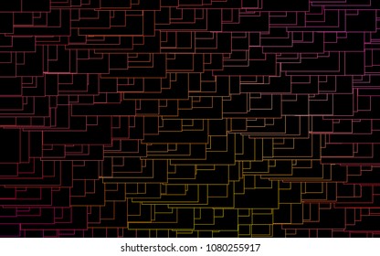 Light Pink, Yellow vector abstract textured polygonal background. Blurry rectangular design. The pattern with repeating rectangles can be used for background.
