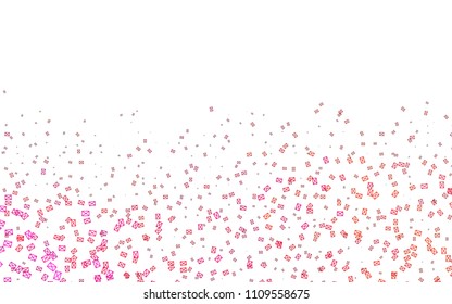 Light Pink, Yellow vector abstract colorful background, which consist of triangles. Pattern with colored triangles on white background.