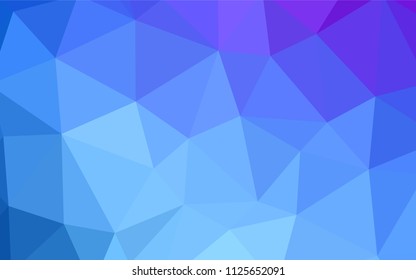 Light Pink, Yellow vector abstract polygonal pattern. Shining colorful illustration with triangles. Brand new design for your business.