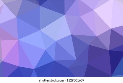 Light Pink, Yellow vector abstract mosaic pattern. Colorful illustration in polygonal style with gradient. New template for your brand book.